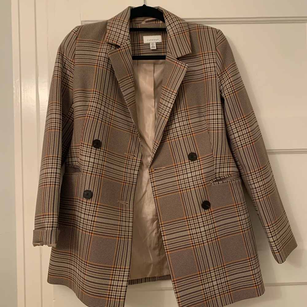 Plaid blazer